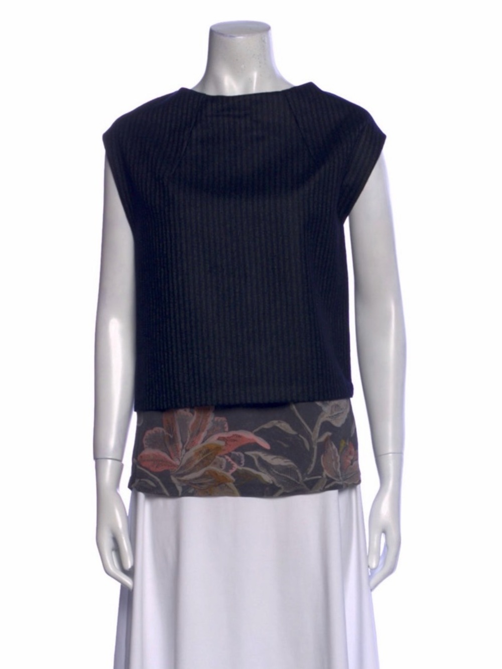 Dries Van Noten Wool Printed Blouse